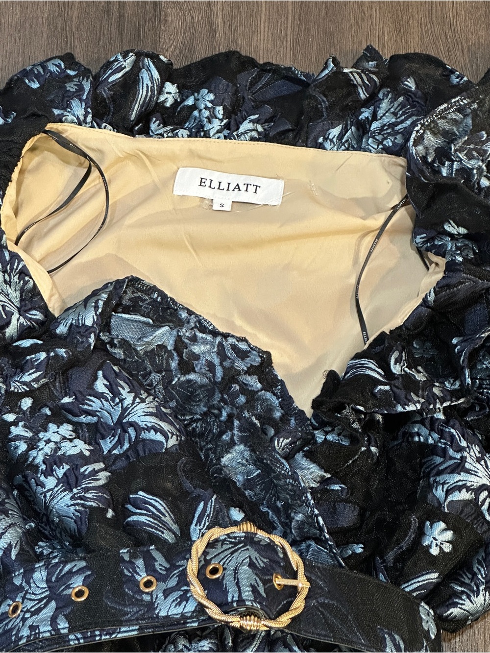 Elliatt Black Floral Ruffled Mini Dress - Picture 5 of 14